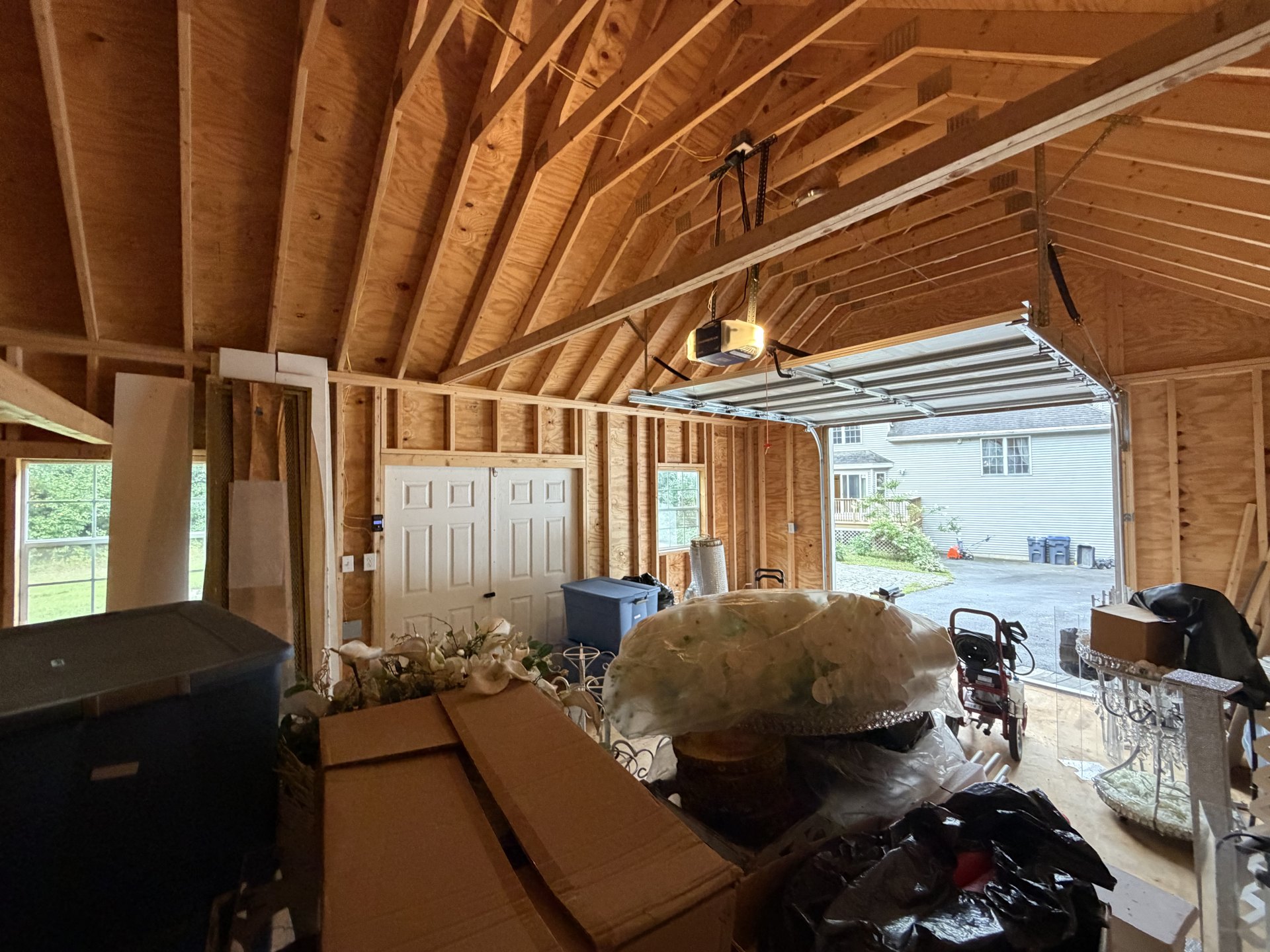 Outbuilding today, from the far end