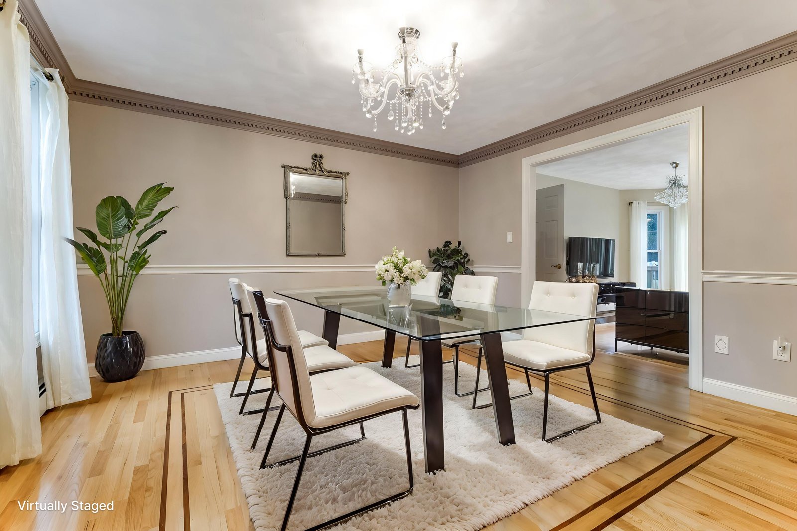 Dining room staged alternate